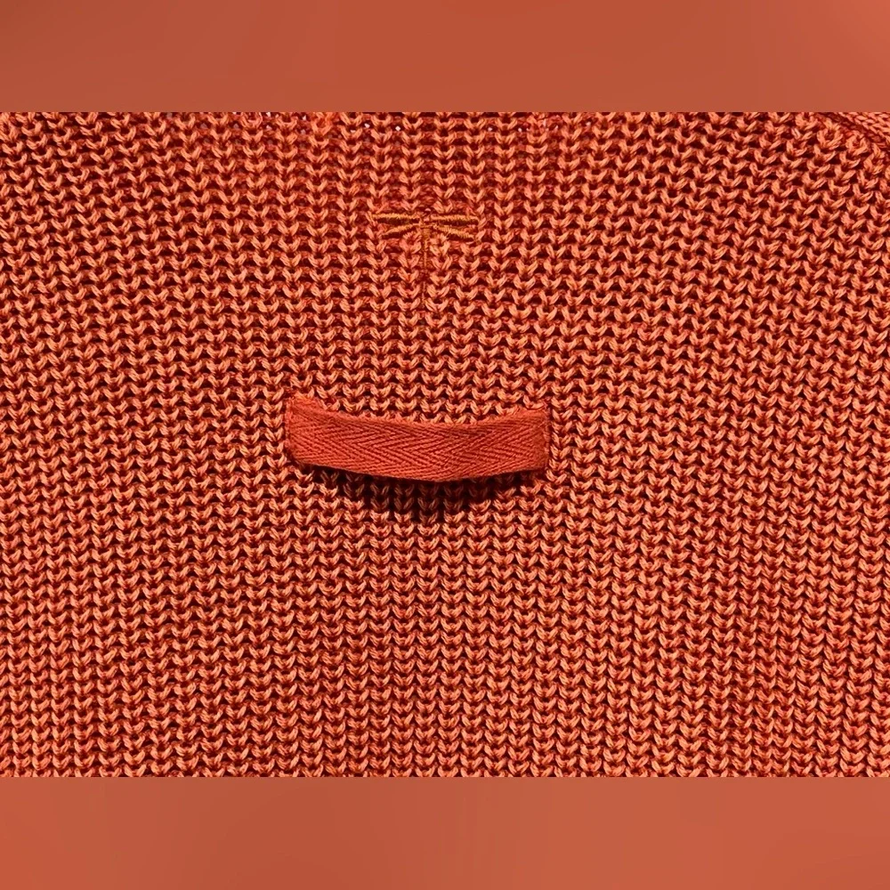 Tyler Boe Men's Burnt Orange 100% Cotton Crewneck Sweater‎